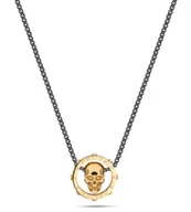 Naszyjniki - Biżuteria POLICE PEAGN2212102. Naszyjnik, Kolor szary. Mężczyzna. - miniaturka - grafika 1