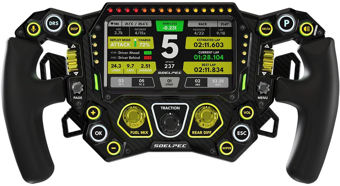 SOELPEC Spectra XR Lenkrad - neon SLPC-SPCTRXR-NE