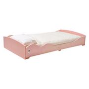 Łóżka dla dzieci i młodzieży - Łóżko dziecięce różowe 75x145 cm Whale - Rocket Baby - miniaturka - grafika 1