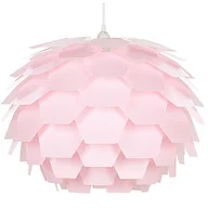 Lampy sufitowe - Beliani Lampa wisząca Lampa wisząca różowa SEGRE duża 202815 - miniaturka - grafika 1
