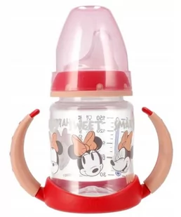 Butelka Do Nauki Picia Z Uchwytami I Wskaźnikiem Temperatury 150 Ml 6-18 M Myszka Minnie Nuk - Butelki dla niemowląt - miniaturka - grafika 1