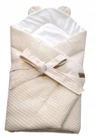 Rożki i beciki - Rożek niemowlęcy becik otulacz dwustronny bawełna wafelek minki Jackmar - miniaturka - grafika 1