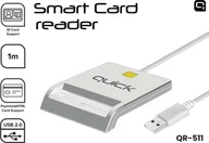 Akcesoria do kas i terminali - Quick QR-511 Smart ID Card reader USB - miniaturka - grafika 1