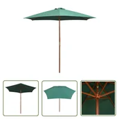 Parasole ogrodowe - The Living Store Parasol ogrodowy - 270x270 cm - drewno - zielony - Parasol Ogrodowy - miniaturka - grafika 1