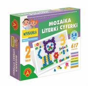 Zabawki interaktywne dla dzieci - Alexander Wpinanka Mozaika Literki i Cyferki - miniaturka - grafika 1