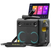 Power audio - IKARAO Break X2 Mikrofon Karaoke Czarny - miniaturka - grafika 1