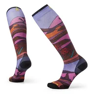Skarpetki damskie - Smartwool Damskie skarpety narciarskie Zero Cushion Floral Field Print OTC - miniaturka - grafika 1