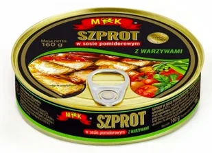 MK SZPROT W POMIDORACH Z WARZYWAMI 160G - Pasztet i przetwory mięsne - miniaturka - grafika 1