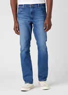 Spodnie męskie - Męskie spodnie jeansowe proste Wrangler GREENSBORO W31 L34 - miniaturka - grafika 1