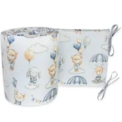 Ochraniacze do łóżeczka - OCHRANIACZ 180x30 DO ŁÓŻECZKA 120x60 SUPER JAKOŚĆ! - miniaturka - grafika 1