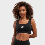 Bielizna sportowa damska - Stanik Fitness SIROKO Fartlek Black Czarny Kobieta - miniaturka - grafika 1