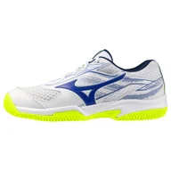 Buty sportowe męskie - Męskie buty tenisowe Mizuno Break Shot 5 Clay White/Dazzling Blue/Lightning EUR 42,5 - miniaturka - grafika 1