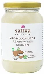 Olej Kokosowy Organiczny Virgin, Sattva Ayurveda, 500ml - Olej spożywczy - miniaturka - grafika 1