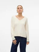 Swetry damskie - Vero Moda Sweter w kolorze kremowym - miniaturka - grafika 1