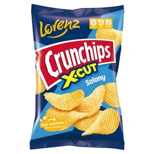 CRUNCHIPS X-Cut Solony 140g 77438 - Chipsy - miniaturka - grafika 1