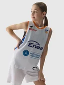 Koszulki dla chłopców - 4F Tank top replika domowy z sezonu 2023/24 dziecięcy 4F Enea AZS Politechnika Poznań - multikolor 110/116 - miniaturka - grafika 1