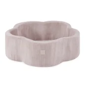 Suche baseny - MISIOO Suchy basen kwiatek 95x30 jasny róż sztruks premium Floral Fun Zone - miniaturka - grafika 1