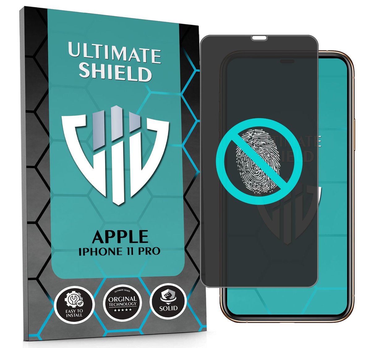 NAJLEPSZE SZKŁO 5D PEŁNE DO APPLE IPHONE 11 PRO NIETŁUKĄCE ORYGINAŁ