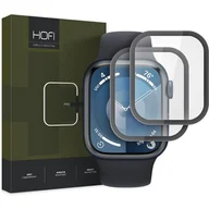 Akcesoria do smartwatchy - Szkło hybrydowe HOFI Hybrid Glass do Apple Watch 7/8/9 (45 mm) Czarny - miniaturka - grafika 1