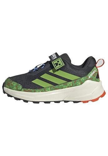 adidas Uniseks - dzieci Adidas Minecraft Terrex Trailmaker 2 Hiking Shoes, carbon/semi lucid lime/semi impact orange, 31 EU