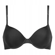 Biustonosze - TRIUMPH BIUSTONOSZ Z FISZBINAMI CZARNY GŁADKI 75A J5B - miniaturka - grafika 1