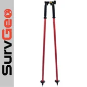 Sprzęt geodezyjny - Bipod, stojak do łat inwarowych 64-94mm SurvGeo - miniaturka - grafika 1