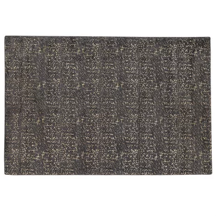 Beliani Dywan z wiskozy 160 x 230 cm szaro-złoty ESEL - Dywany - miniaturka - grafika 1