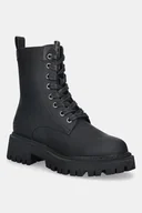 Botki damskie - Napapijri workery F4LIORN01/SIN damskie kolor czarny na płaskim obcasie NP0A4IKECO 041 - miniaturka - grafika 1