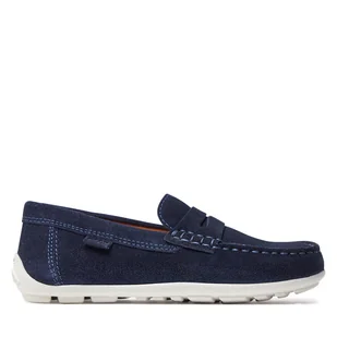 Mokasyny Geox J New Fast Boy J826CA 00022 C4211 S Granatowy - Buty dla chłopców - miniaturka - grafika 1