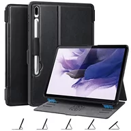 Etui do tabletów - ZtotopCases Etui na tablet Samsung Galaxy Tab S7 FE 2021/S8 Plus 2022/S7 Plus 2020 12,4 cala, Premium skóra PU Business Stand Cover z 5 wewnętrznymi kątami magnetycznymi, z uchwytem na długopis, - miniaturka - grafika 1