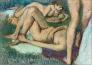 Plakaty - Galeria Plakatu, Plakat, Naked women, Edgar Degas, 100x70 cm - miniaturka - grafika 1