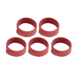 Strike Industries - Opaski elastyczne Bang Band Mini - 5 szt. - SI-BANGBAND-34MM-RED - Osprzęt do wiatrówek - miniaturka - grafika 1