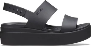 Crocs Crocs Brooklyn Low Wedge 206453-2EL Brązowe 37/38 - Sandały damskie - miniaturka - grafika 1