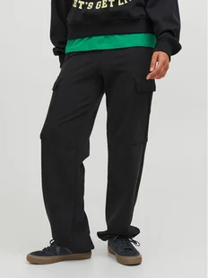 JJXX Spodnie materiałowe Sofia 12245779 Czarny Relaxed Fit - Spodnie damskie - miniaturka - grafika 1
