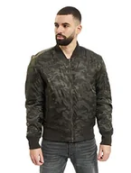 Kurtki męskie - Urban Classics Męska kurtka Tonal Camo Bomber Jacket, zielony (Darkolive 551), L - miniaturka - grafika 1