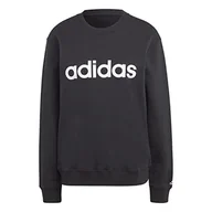 Bluzy damskie - adidas W Lin Ft Swt Bluza Damska - miniaturka - grafika 1