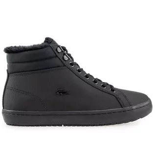 Botki damskie - Buty Lacoste Straightset Therm 738CFA0005-02H - czarne - grafika 1