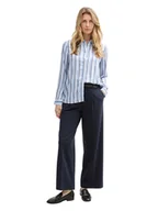 Bluzki damskie - Tom Tailor Bluzka w kolorze błękitno-biało-szarym - miniaturka - grafika 1