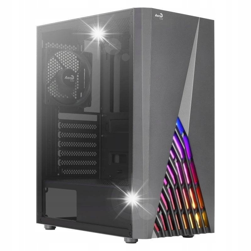 Obudowa do komputera Aerocool PGS Delta RGB Midi Tower ATX Okno Czarna