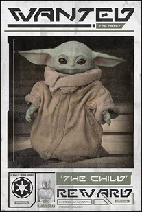 Star Wars The Mandalorian Yoda Wanted - plakat - Plakaty - miniaturka - grafika 1