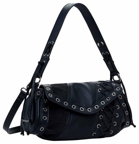 Desigual Bag_Tango_Black, ACROSSBODYBAG Women's, Czarny (Black)