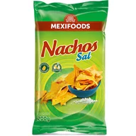 Pieczywo chrupkie - Tortilla chips Nachos kukurydziane solone 200g - Mexifoods - miniaturka - grafika 1