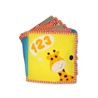 Zabawki sensoryczne - Książeczka Sensoryczna Duża, Quiet Book, Montessori - 1,2,3/ Jolly Designs - miniaturka - grafika 1