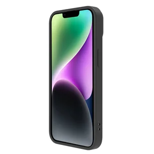 Nillkin CamShield Magnetic Silicone Case etui iPhone 14 Plus magnetyczny MagSafe pokrowiec z osłoną na aparat czarny - Etui i futerały do telefonów - miniaturka - grafika 4