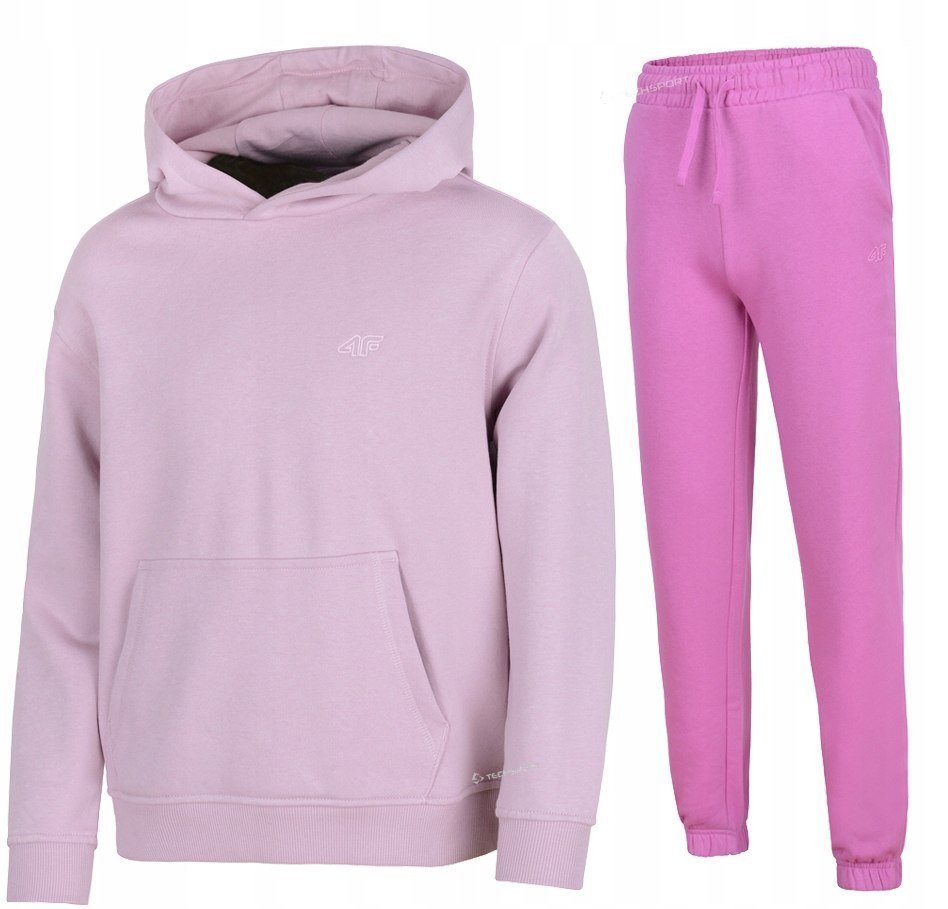 4F OCIEPLANY DZIEWCZÄCY DRES KOMPLET BLUZA SPODNIE / rozm 158