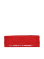 Czapki i chusty sportowe męskie - Compressport Opaska materiałowa On/Off XBNU3903 Czerwony - miniaturka - grafika 1