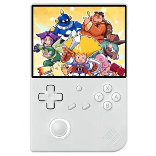 Konsola do gier retro ANBERNIC RG40XXV, 64GB, ekran IPS 4,0 cali 640*480P, 1GB LPDDR4, ponad 30 emulatorów - Biały - Konsole i gry retro - miniaturka - grafika 1