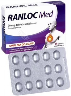 UAB "VVB" Ranloc med 20 mg x 14 tabl dojelitowych - Układ pokarmowy - miniaturka - grafika 1