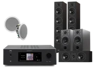 Kino domowe - NAD T 778 (czarny) + Diva 6 + 3 + 7 (czarny) + RD 280 (biały) - miniaturka - grafika 1