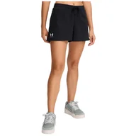 Spodnie sportowe damskie - Szorty damskie Under Armour Rival Terry Short Rozmiar: L / Kolor: czarny - miniaturka - grafika 1